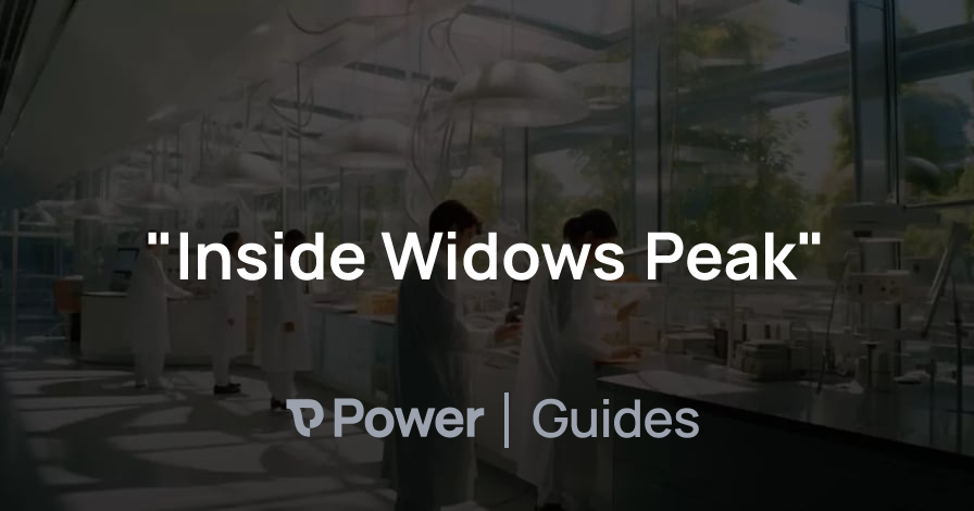 Header Image for "Inside Widows Peak"