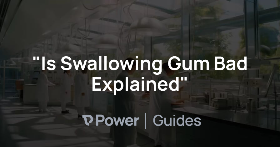 Header Image for "Is Swallowing Gum Bad Explained"