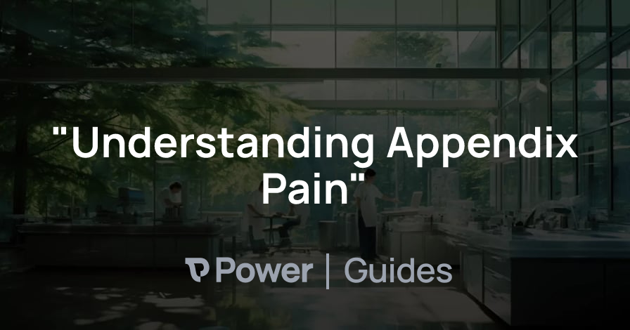 Header Image for "Understanding Appendix Pain"