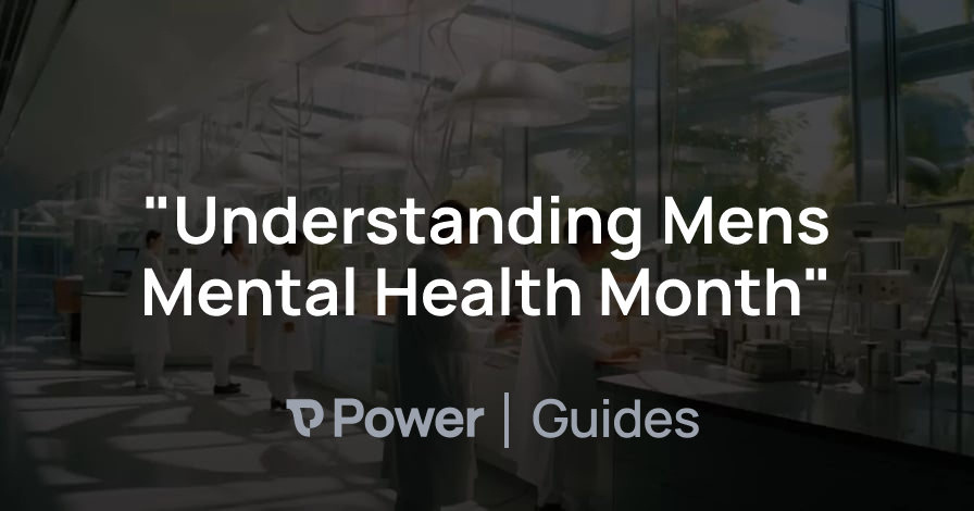 Header Image for "Understanding Mens Mental Health Month"