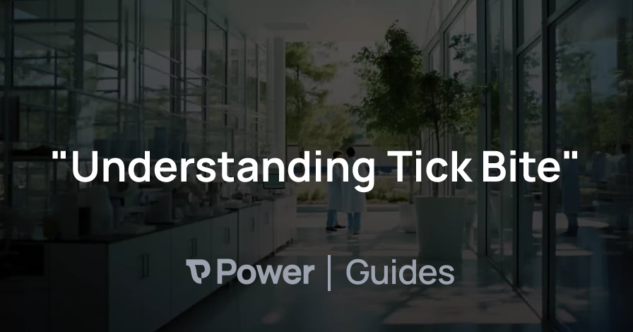 Header Image for "Understanding Tick Bite"