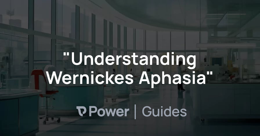 Header Image for "Understanding Wernickes Aphasia"