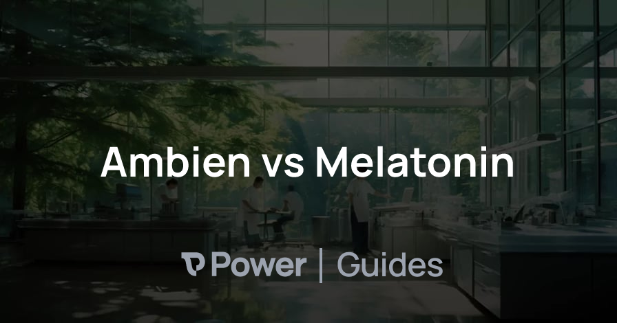 Header Image for Ambien vs Melatonin