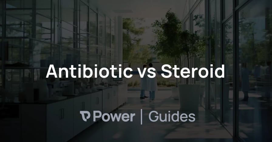 Header Image for Antibiotic vs Steroid