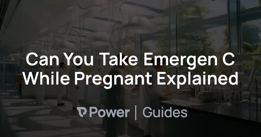 Header Image for Can You Take Emergen C While Pregnant Explained