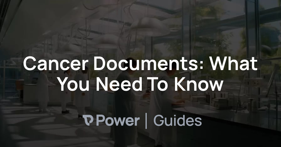 Header Image for Cancer Documents: What You Need To Know