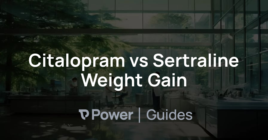 Header Image for Citalopram vs Sertraline Weight Gain