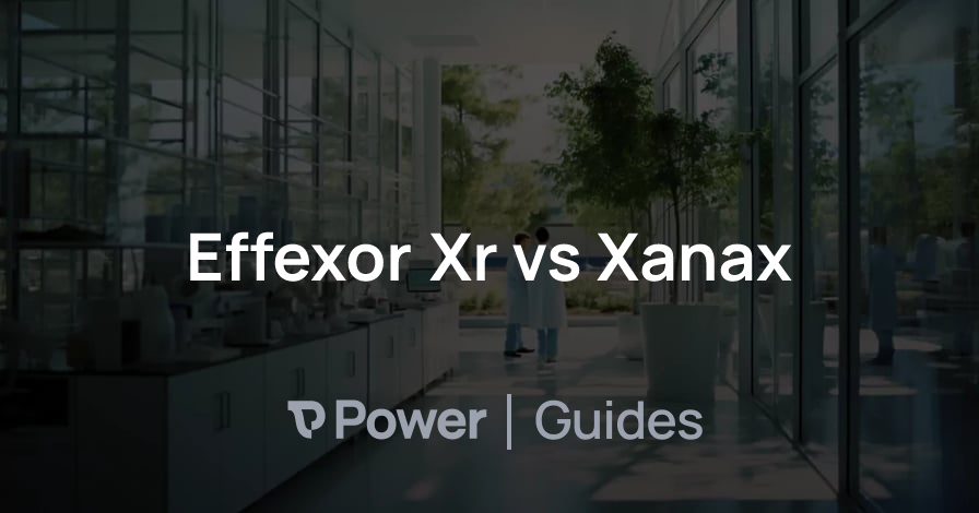 Header Image for Effexor Xr vs Xanax