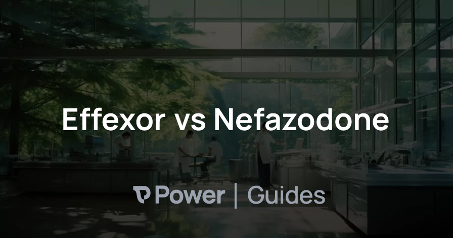 Header Image for Effexor vs Nefazodone