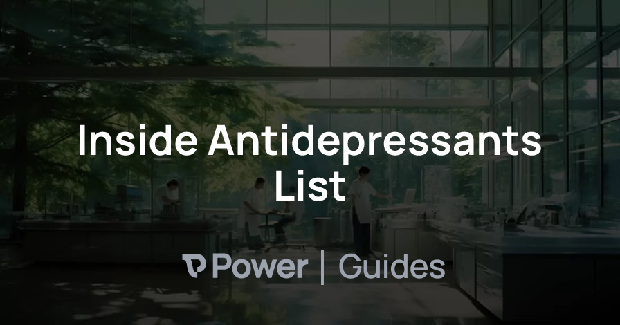 Header Image for Inside Antidepressants List