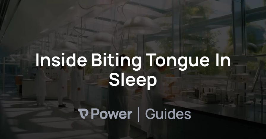 Header Image for Inside Biting Tongue In Sleep