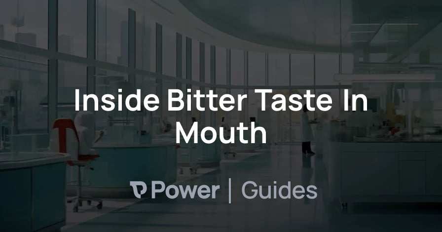 Header Image for Inside Bitter Taste In Mouth