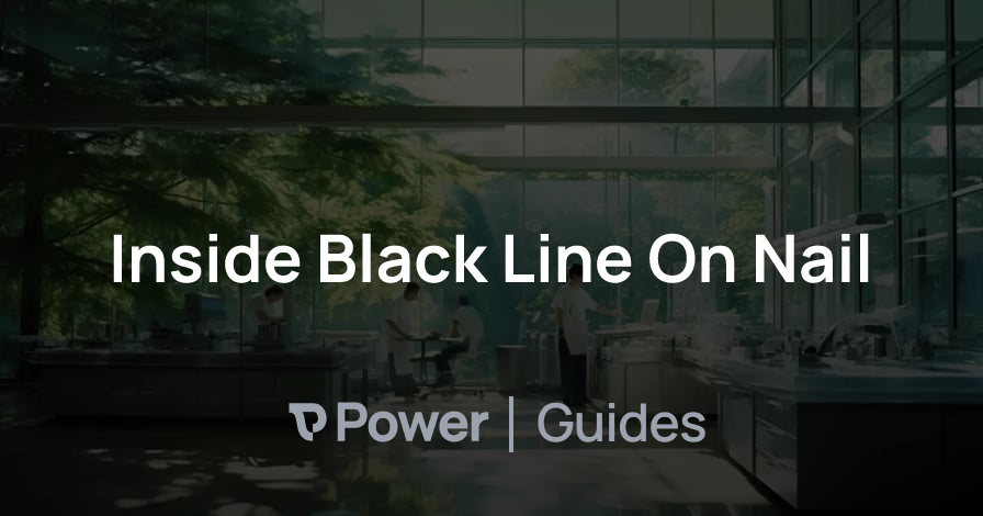 Header Image for Inside Black Line On Nail