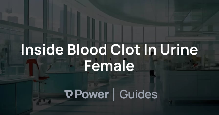 Header Image for Inside Blood Clot In Urine Female