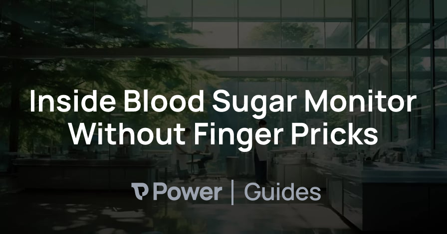 Header Image for Inside Blood Sugar Monitor Without Finger Pricks