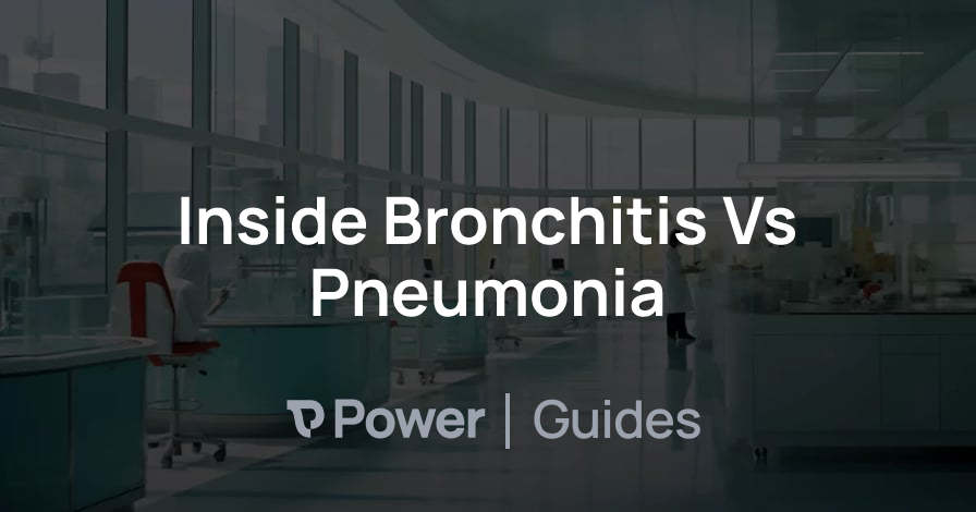 Header Image for Inside Bronchitis Vs Pneumonia