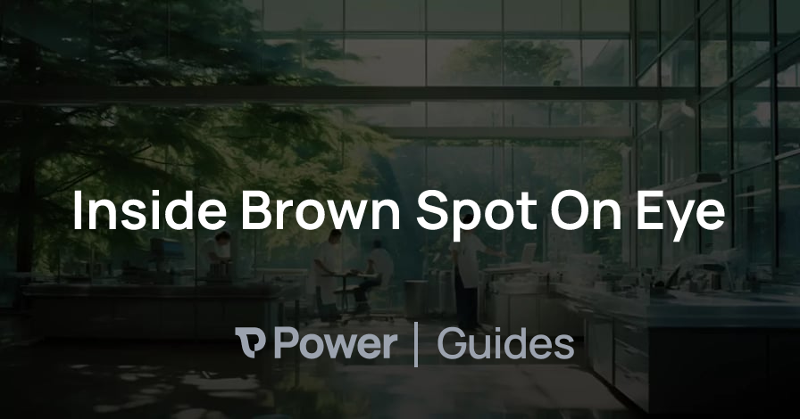 Header Image for Inside Brown Spot On Eye