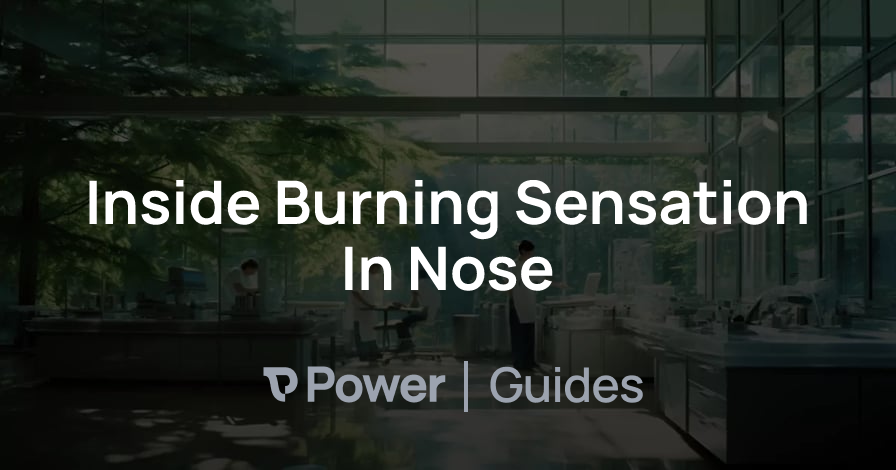 Header Image for Inside Burning Sensation In Nose