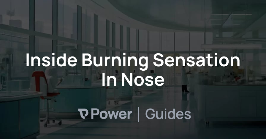 Header Image for Inside Burning Sensation In Nose