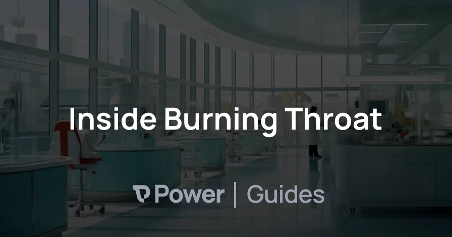 Header Image for Inside Burning Throat