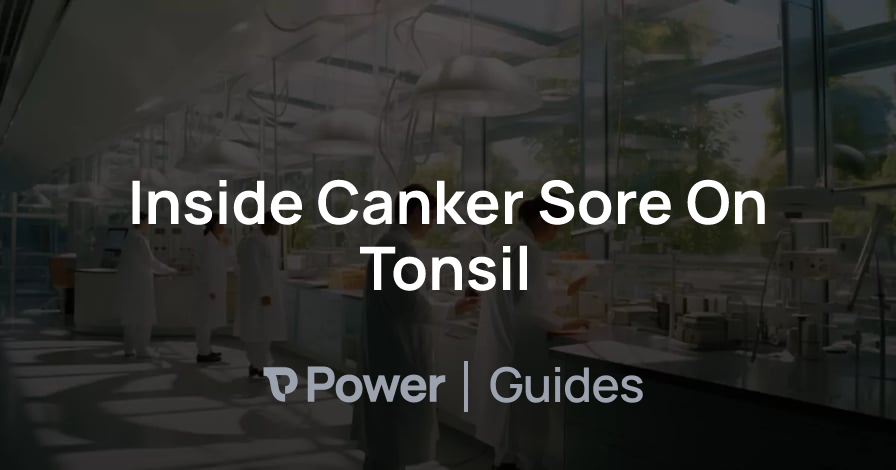 Header Image for Inside Canker Sore On Tonsil