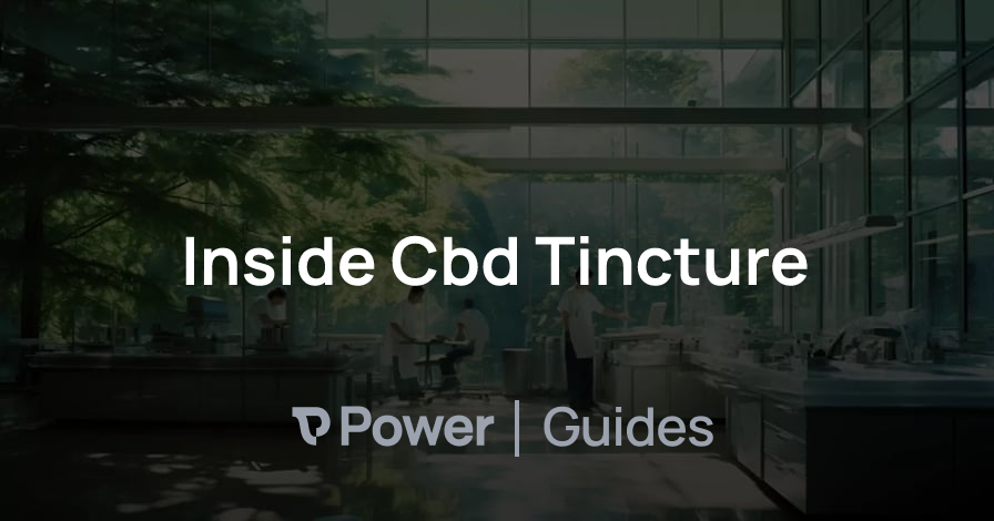 Header Image for Inside Cbd Tincture