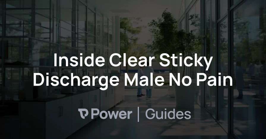 Header Image for Inside Clear Sticky Discharge Male No Pain