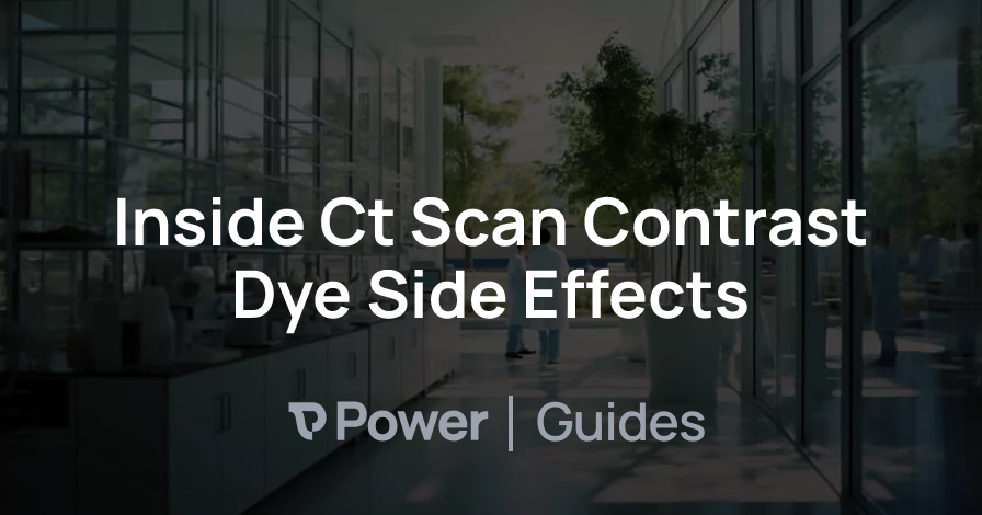 Header Image for Inside Ct Scan Contrast Dye Side Effects