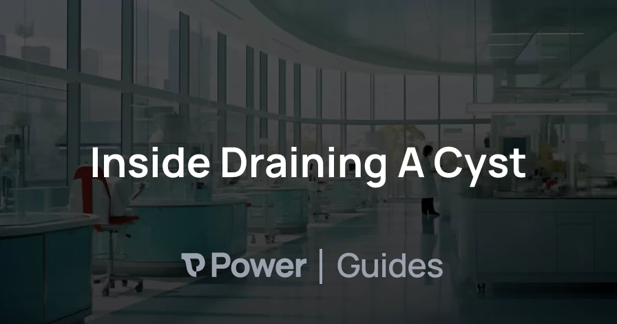 Header Image for Inside Draining A Cyst