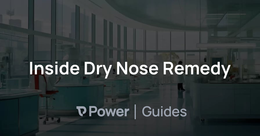 Header Image for Inside Dry Nose Remedy