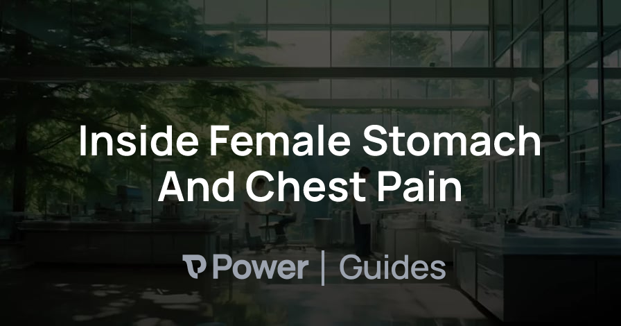 Header Image for Inside Female Stomach And Chest Pain