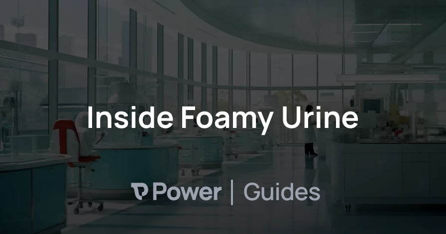 Header Image for Inside Foamy Urine