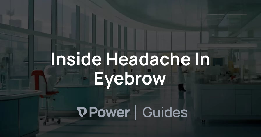 Header Image for Inside Headache In Eyebrow