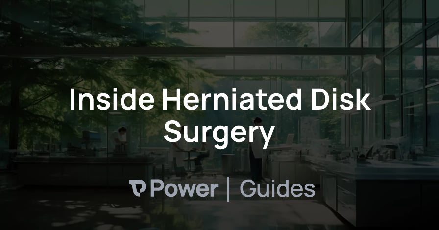 Header Image for Inside Herniated Disk Surgery