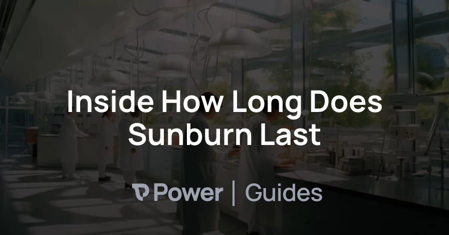 Header Image for Inside How Long Does Sunburn Last