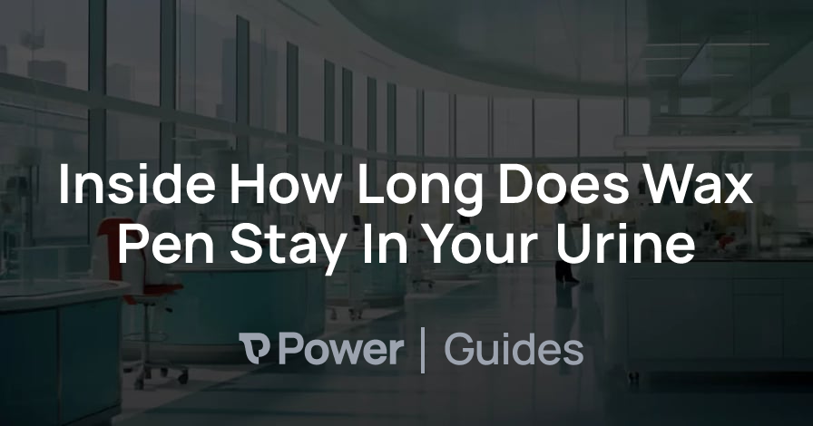 Header Image for Inside How Long Does Wax Pen Stay In Your Urine