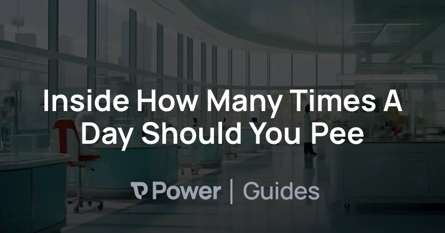 Header Image for Inside How Many Times A Day Should You Pee