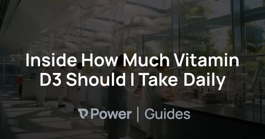 Header Image for Inside How Much Vitamin D3 Should I Take Daily