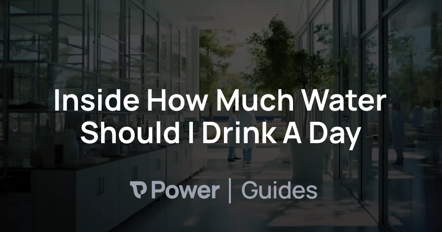 Header Image for Inside How Much Water Should I Drink A Day