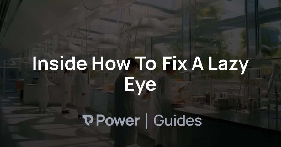 Header Image for Inside How To Fix A Lazy Eye