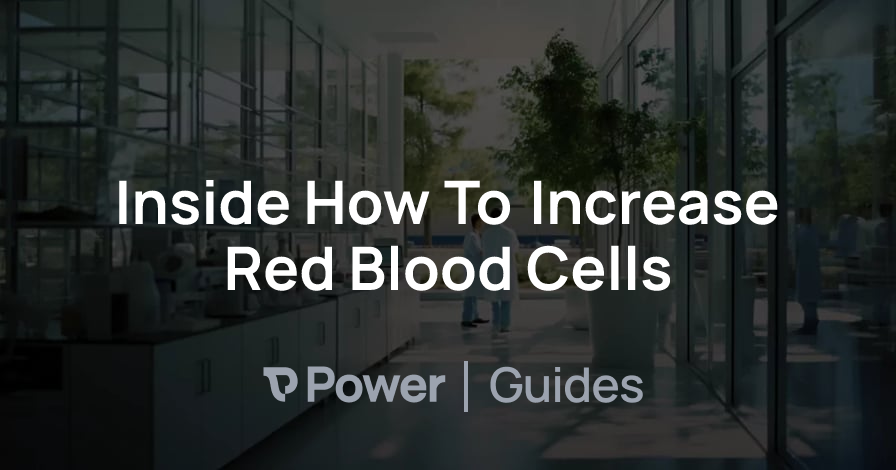 Header Image for Inside How To Increase Red Blood Cells