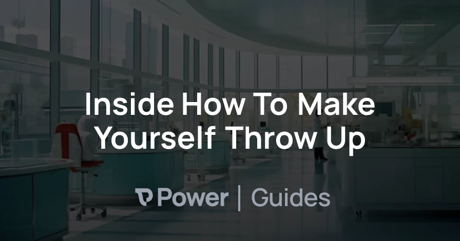 Header Image for Inside How To Make Yourself Throw Up