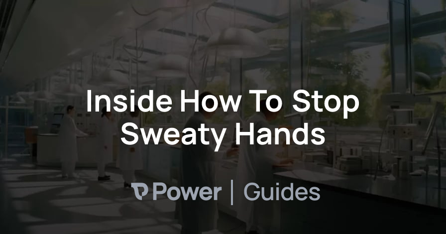 Header Image for Inside How To Stop Sweaty Hands