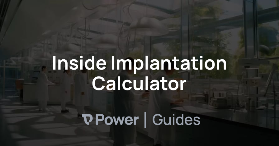 Header Image for Inside Implantation Calculator