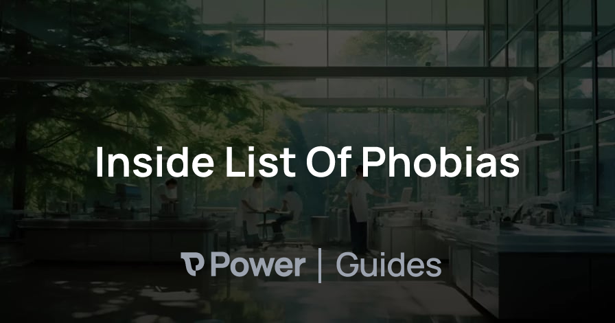 Header Image for Inside List Of Phobias