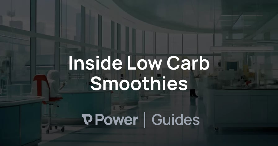 Header Image for Inside Low Carb Smoothies