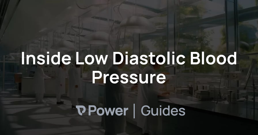 Header Image for Inside Low Diastolic Blood Pressure