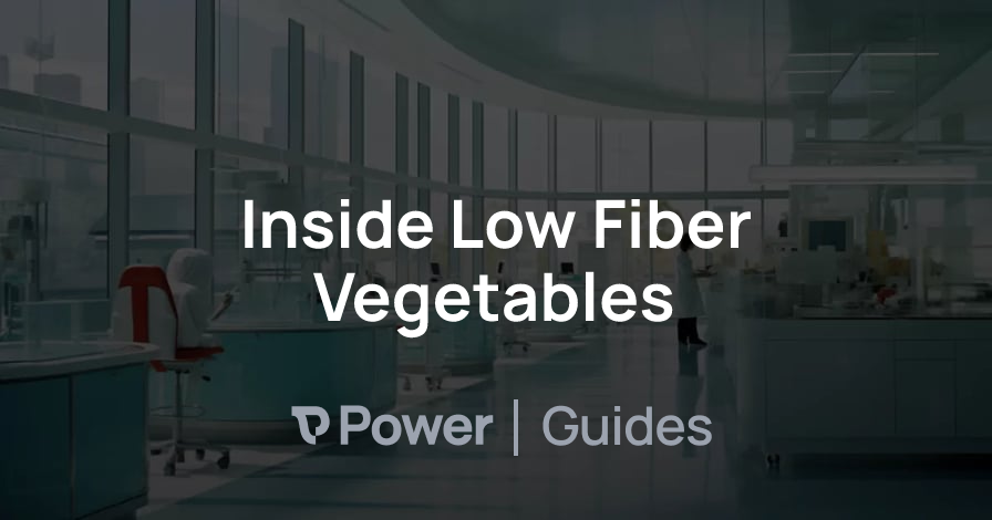 Header Image for Inside Low Fiber Vegetables