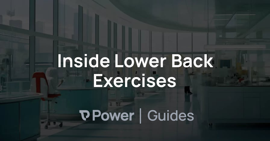 Header Image for Inside Lower Back Exercises