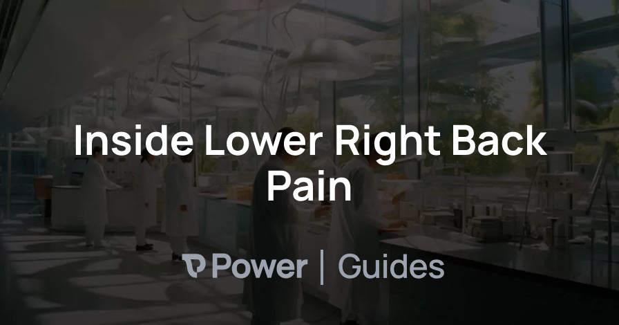 Header Image for Inside Lower Right Back Pain